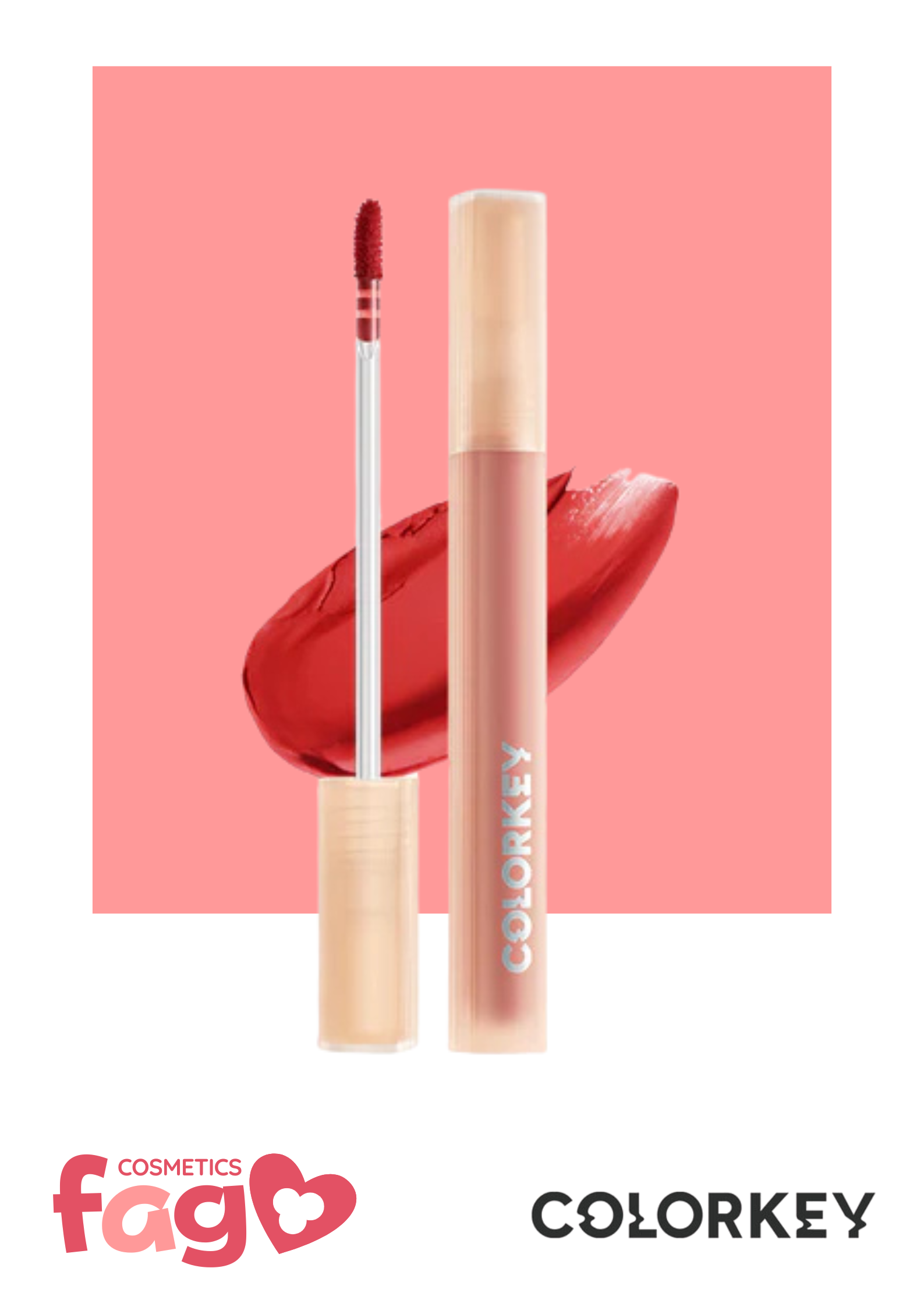 Son COLORKEY Watery Tint Bền Màu Lâu Trôi, Không Dính Cốc, Siêu Mịn Môi 1.8g