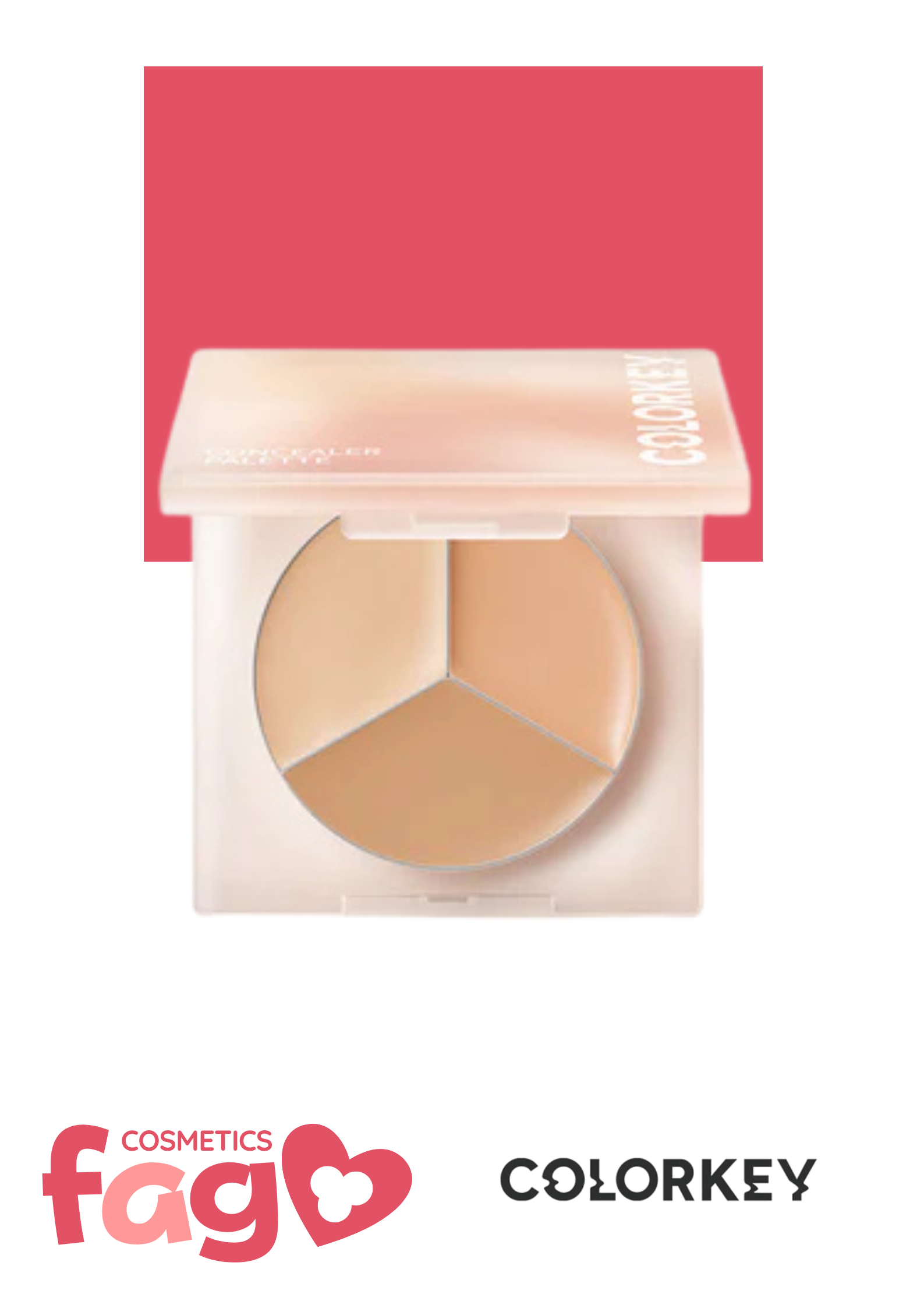 Bảng Kem Che Khuyết Điểm COLORKEY 3 Màu 