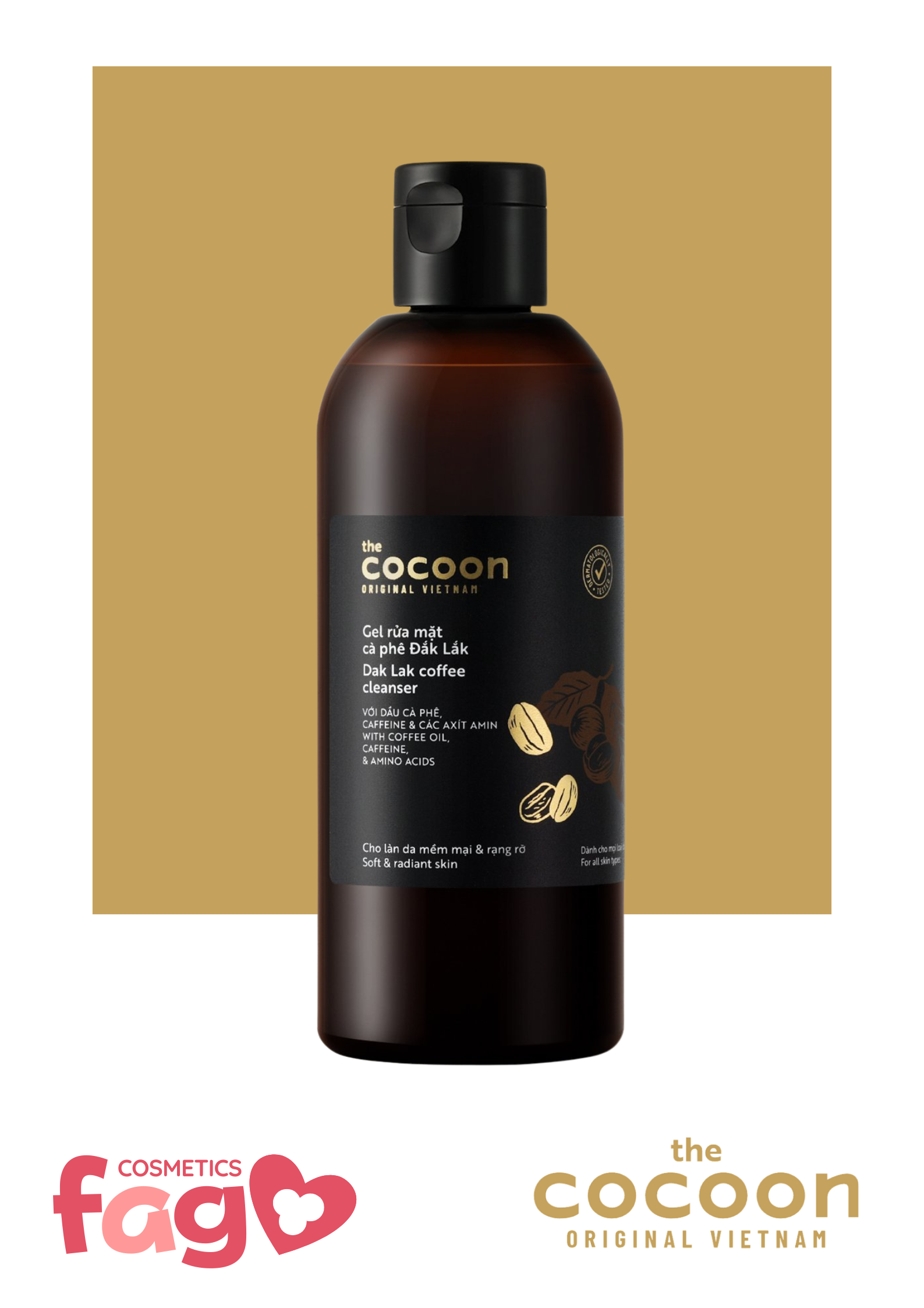 Gel rửa mặt cà phê Đắk Lắk 310ml